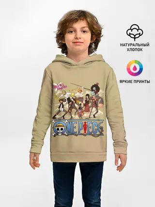 Детское худи / Пираты Соломенной Шляпы | One Piece