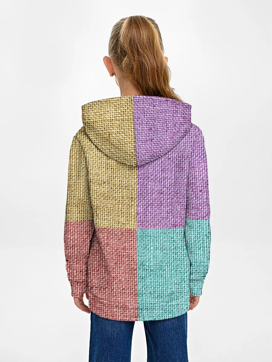 Детское худи / Burlap Patchwork