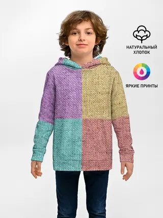 Детское худи / Burlap Patchwork