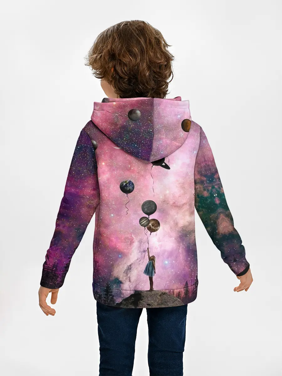 Детское худи / Девочка и космос