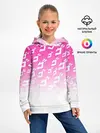 Детское худи / Паттерн розовый джоджо