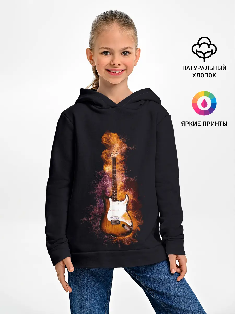 Детское худи / Огонь музыка