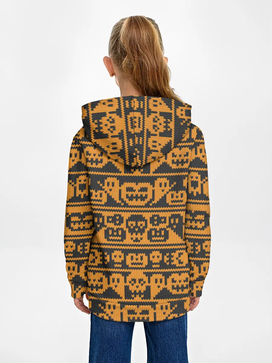 Детское худи / Свитер с тыквами