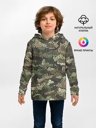 Детское худи / Именной камуфляж Олег