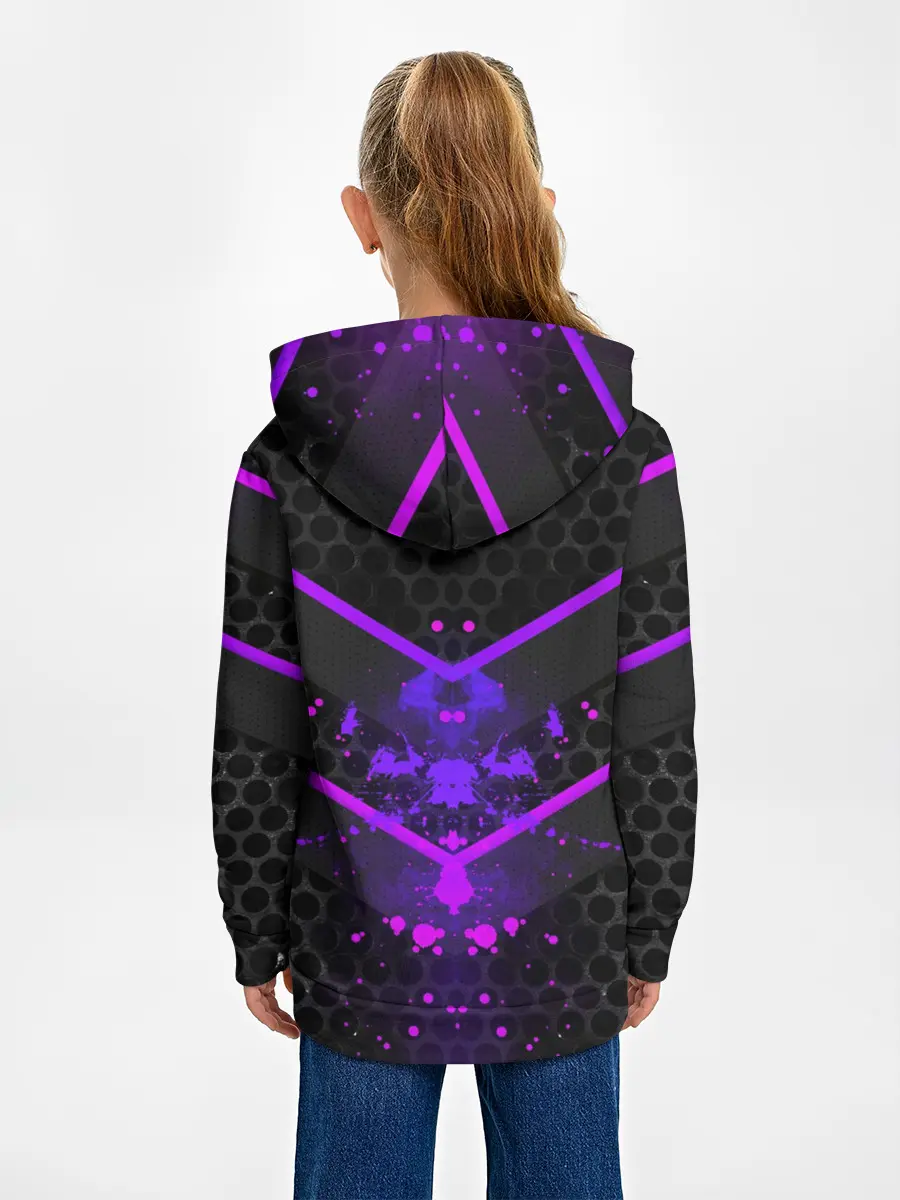 Детское худи / Ултрофиолеовый угол 3D