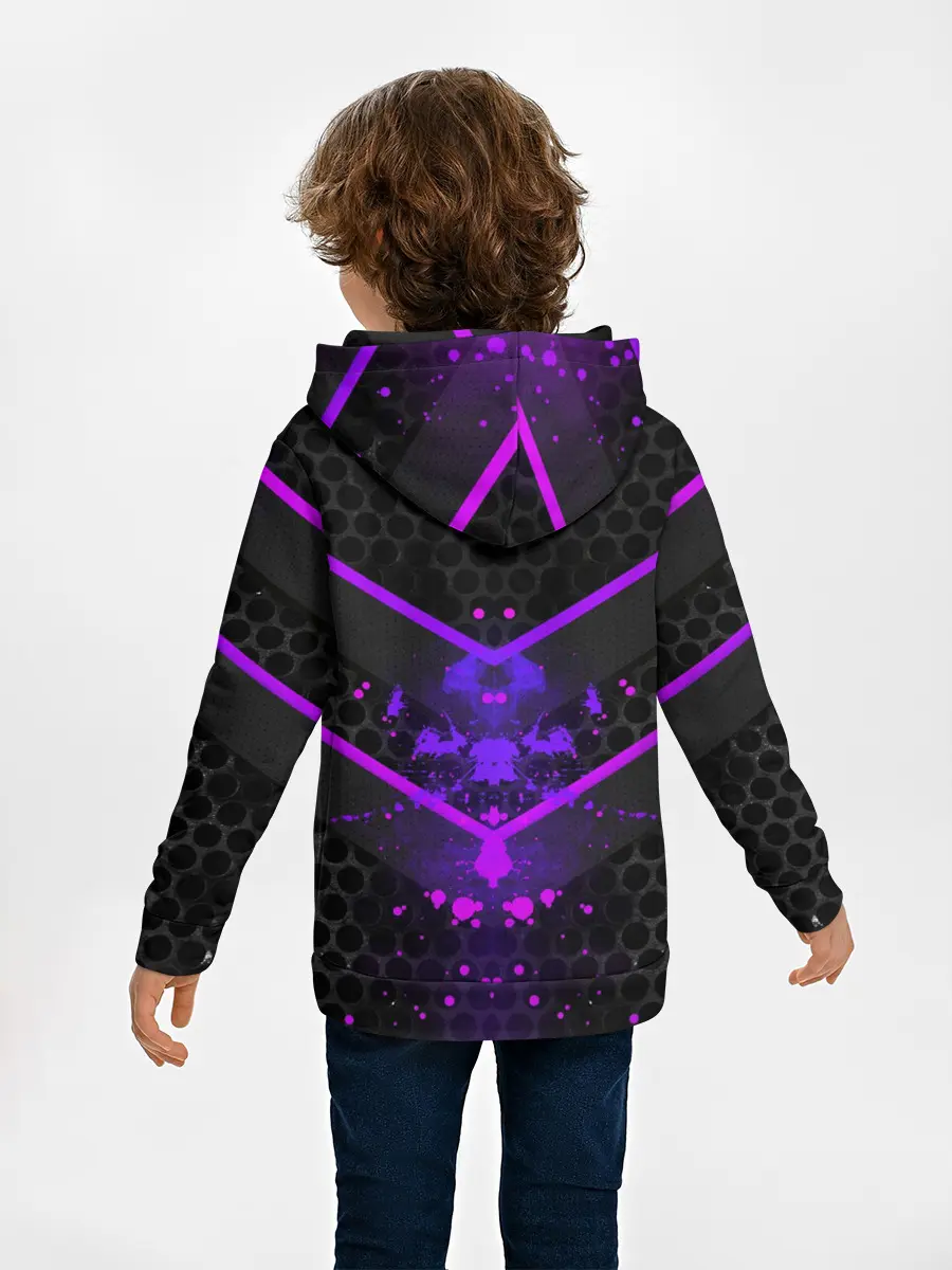 Детское худи / Ултрофиолеовый угол 3D