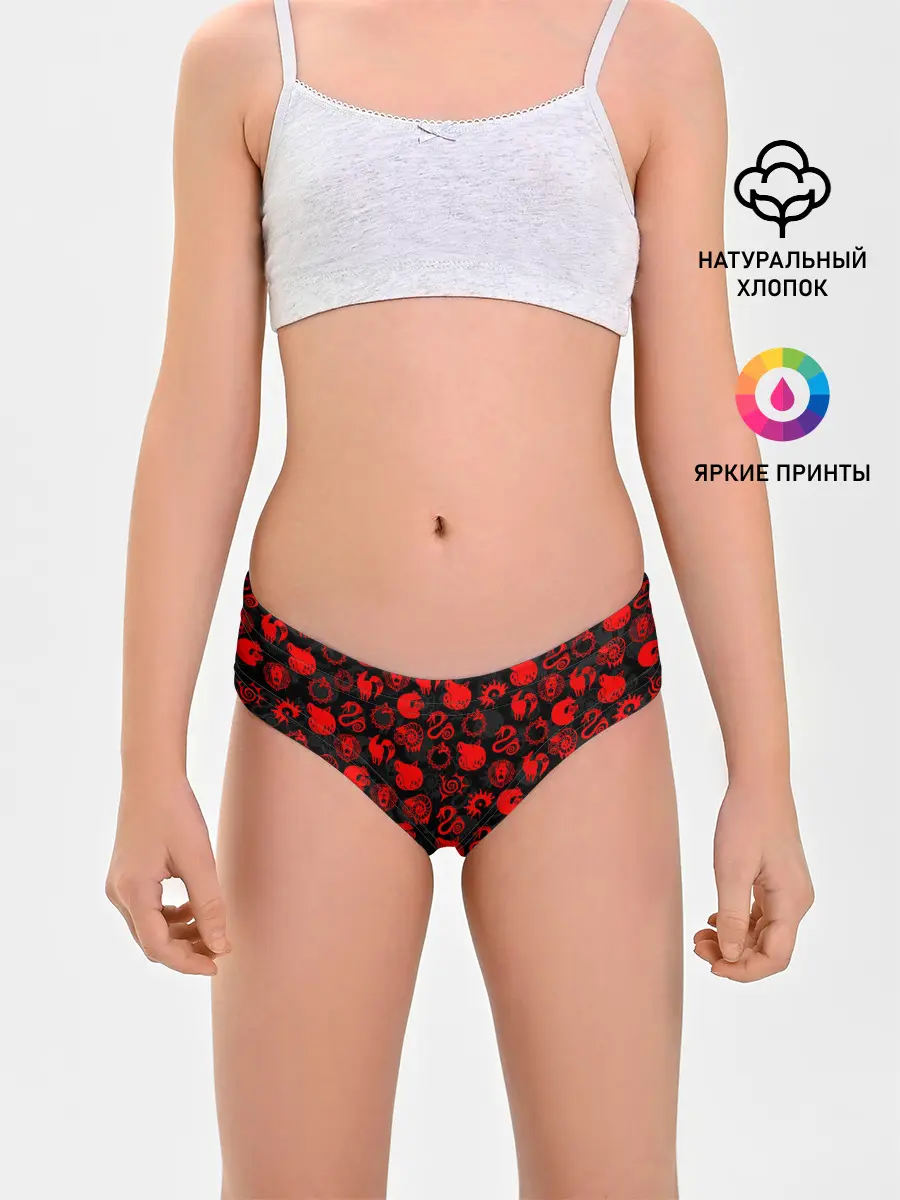 Трусы для девочек / СИМВОЛЫ ГРЕХОВ 7 DEADLY SINS