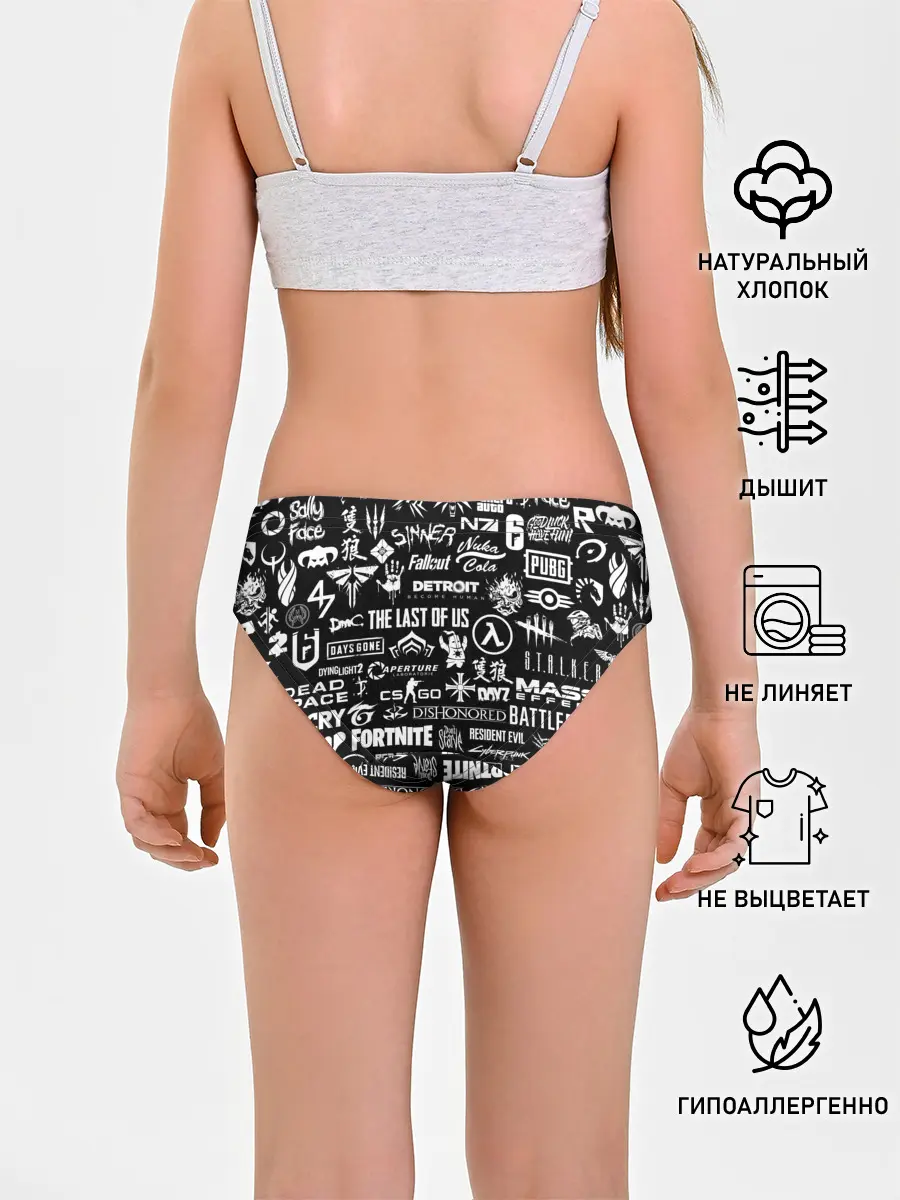 Трусы для девочек / ЛОГОТИПЫ ИГР