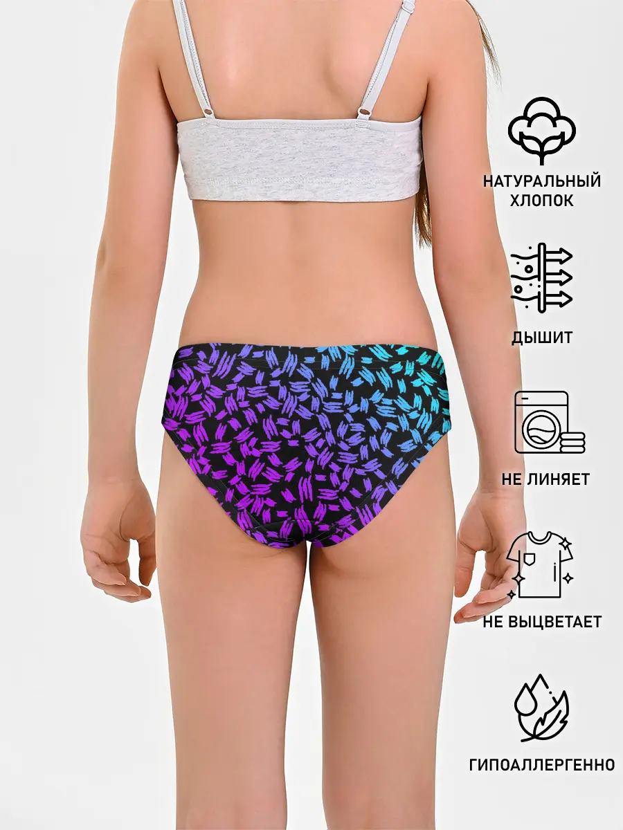 Трусы для девочек / PATTERN MONSTER ENERGY