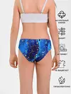 Трусы для девочек / СИНИЙ ГРАНИТ