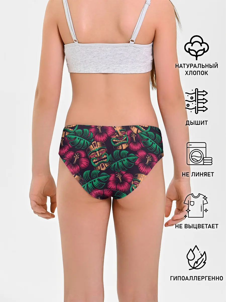 Трусы для девочек / Тропический