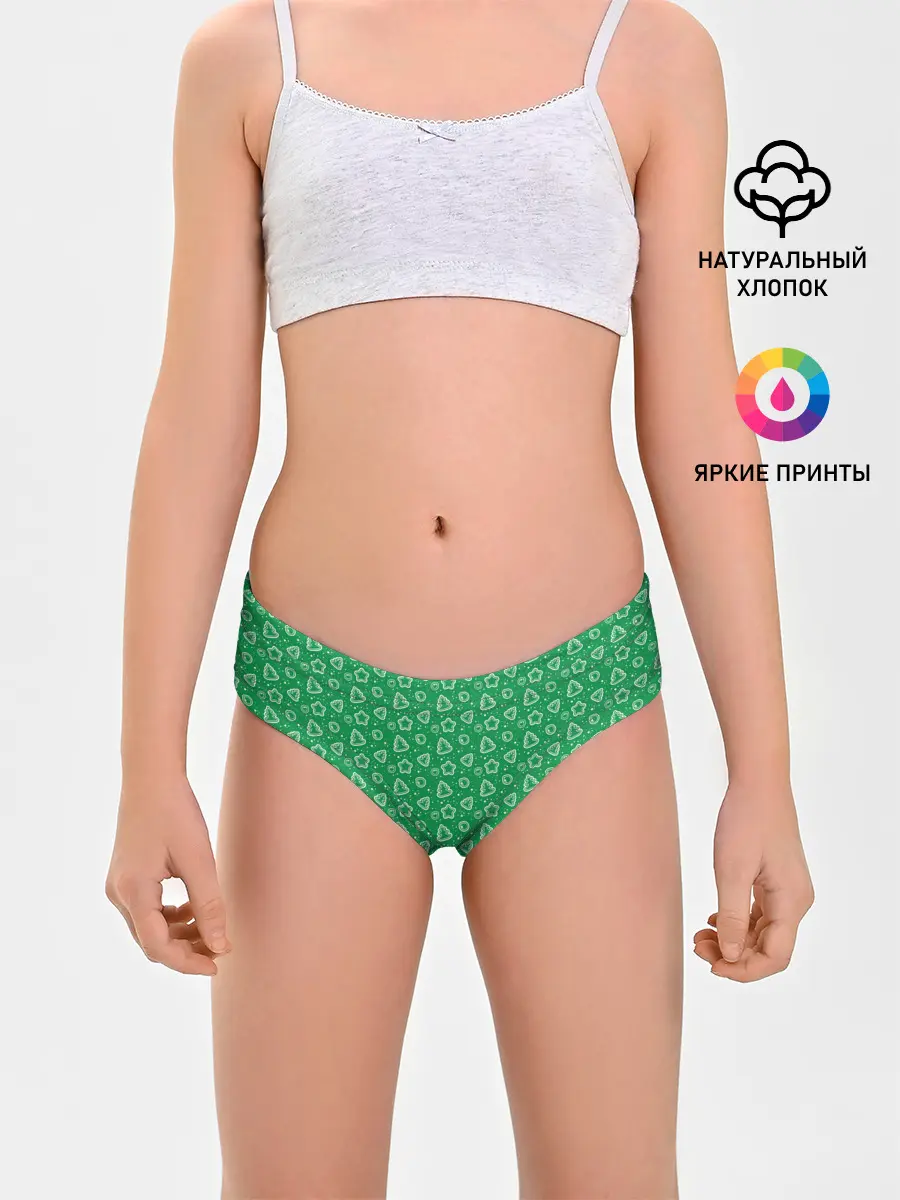 Трусы для девочек / Ёлочки