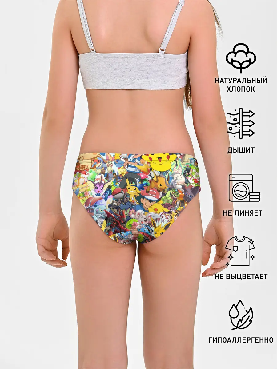 Трусы для девочек / Pokemon