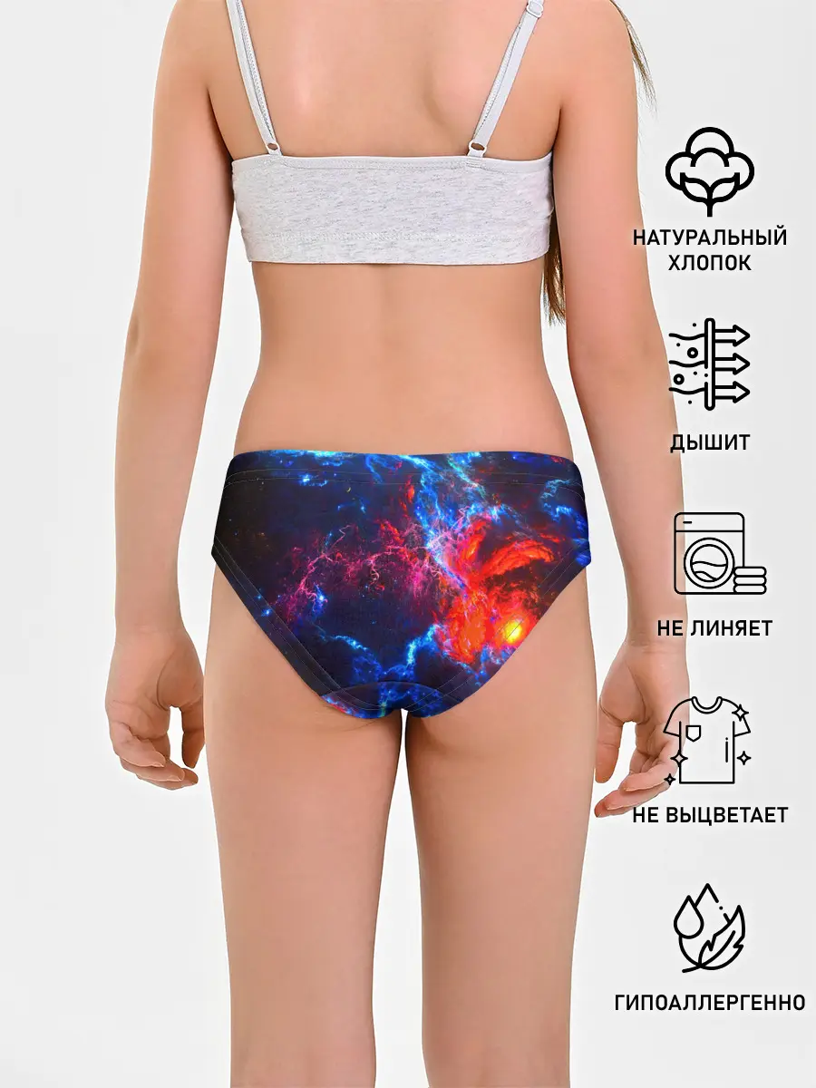 Трусы для девочек / Космос