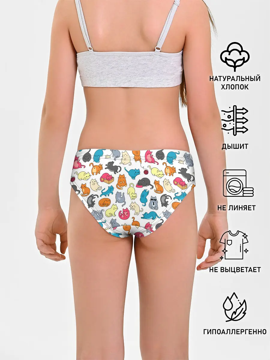 Трусы для девочек / Кошачья стая