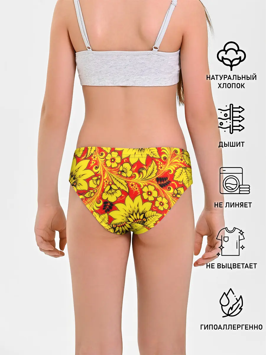 Трусы для девочек / Хохлома