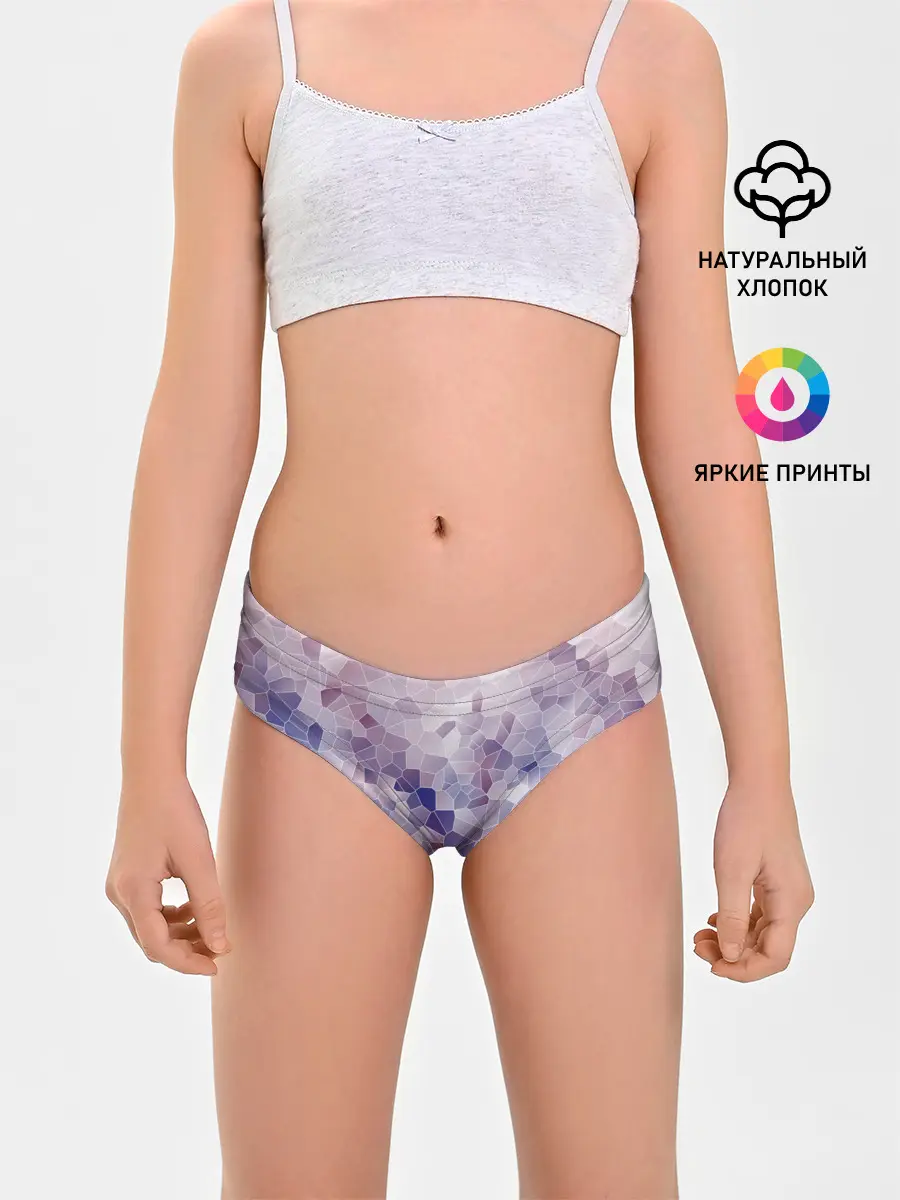 Трусы для девочек / Узор Мозаика