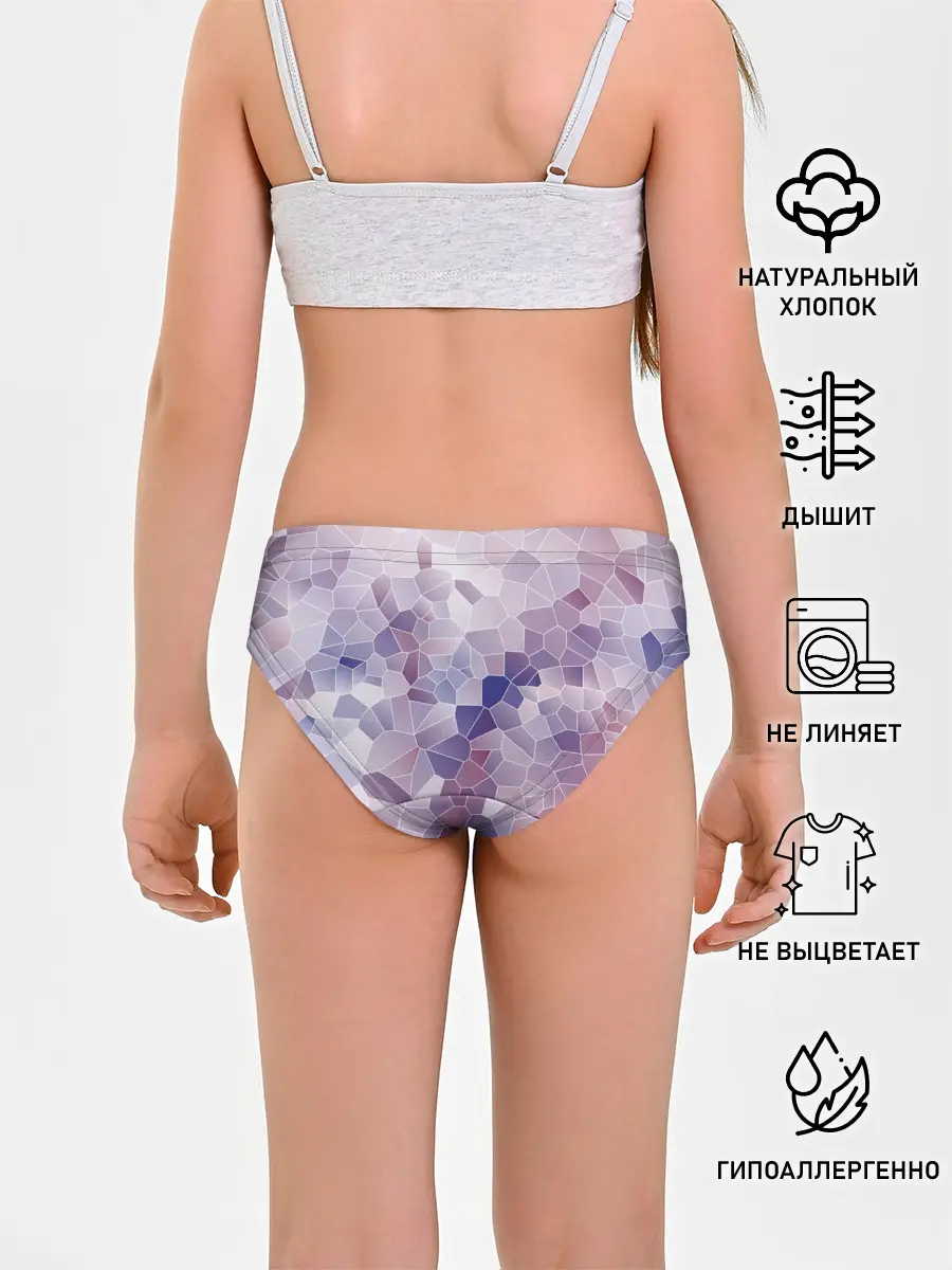 Трусы для девочек / Узор Мозаика