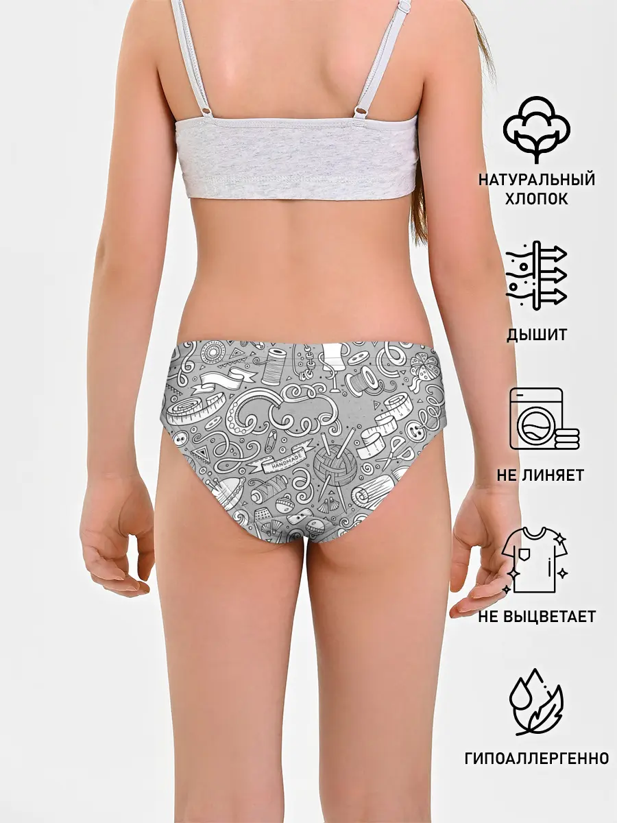 Трусы для девочек / handmade