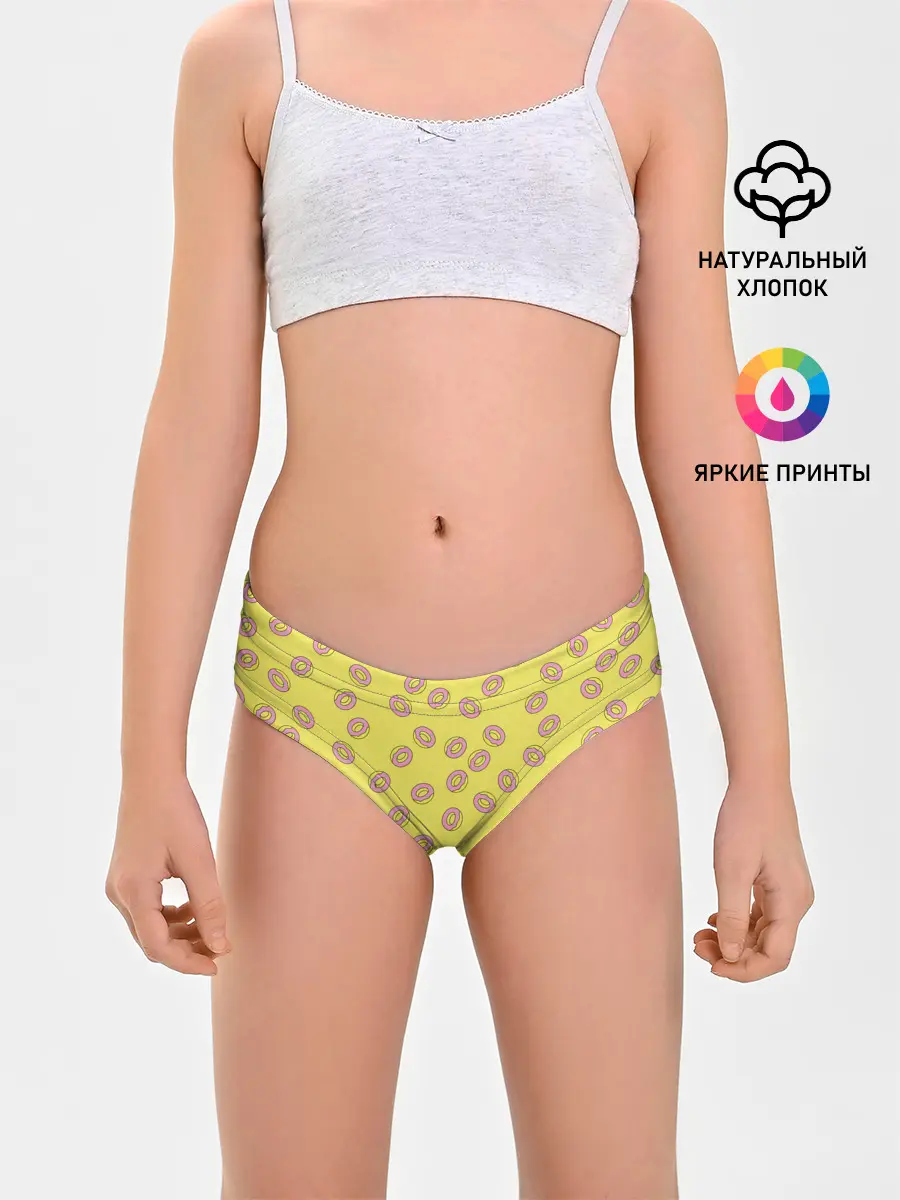 Трусы для девочек / Пончики Донатс.