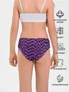 Трусы для девочек / Фиолетовые молнии