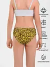 Трусы для девочек / Леопард желтый