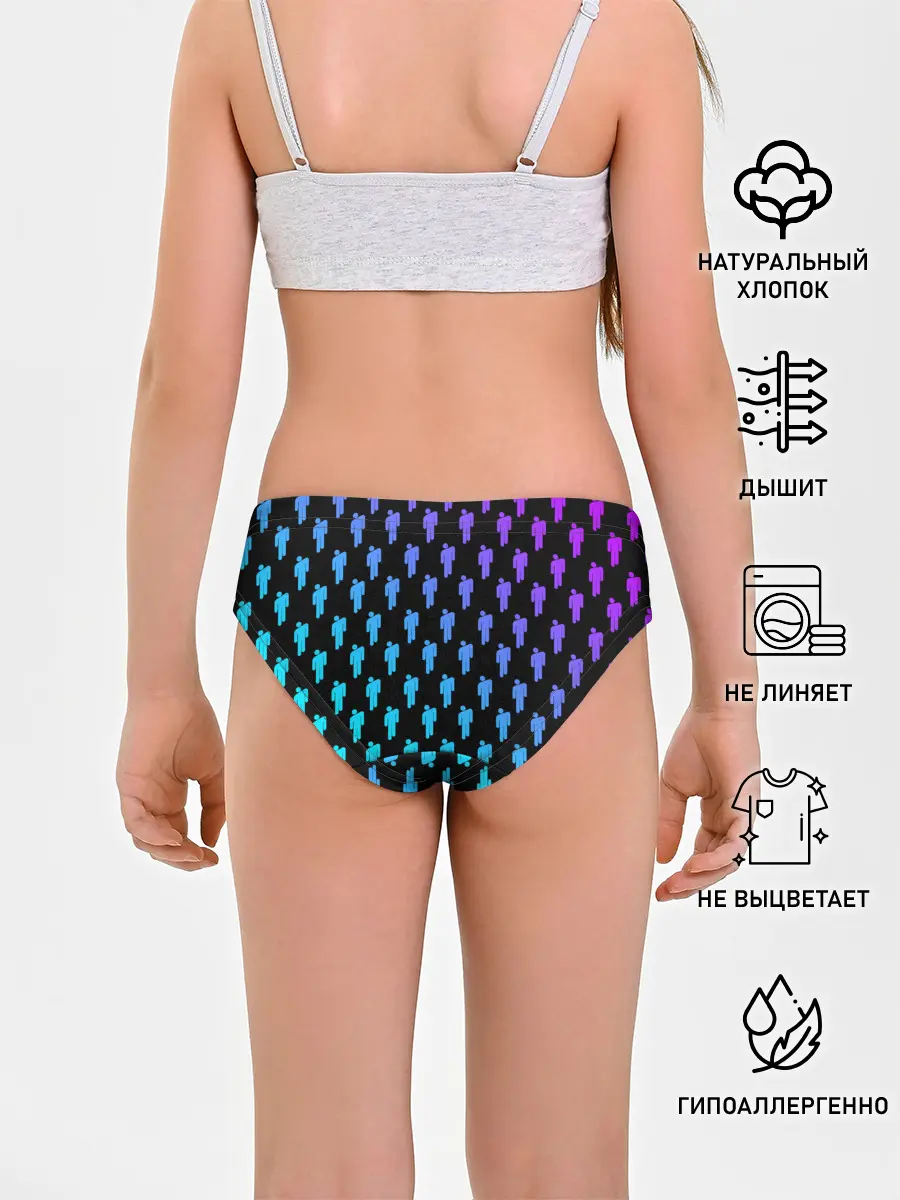 Трусы для девочек / BILLIE EILISH PATTERN