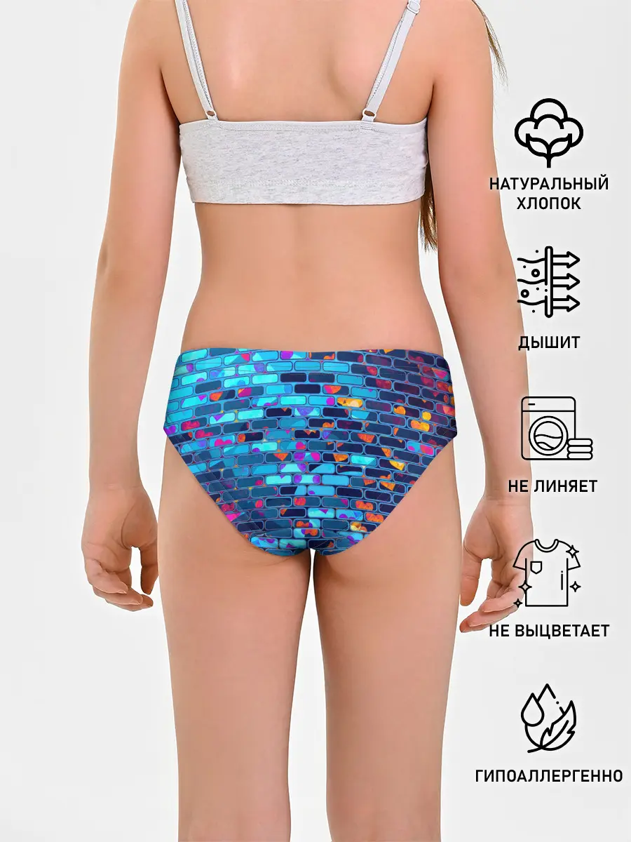 Трусы для девочек / Кирпичики.