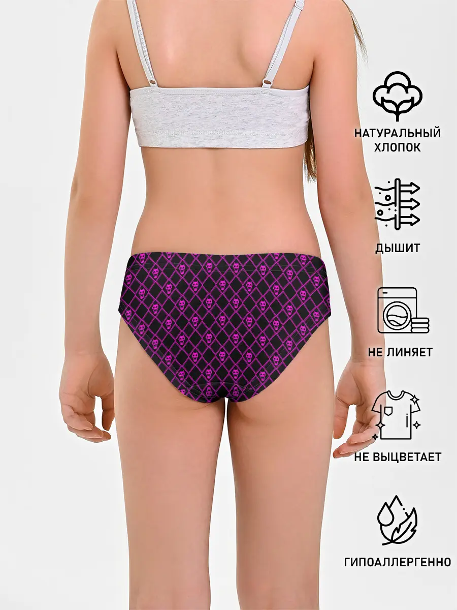 Трусы для девочек / KILLER QUEEN фиолетовый узор