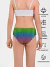 Трусы для девочек / РАДУЖНАЯ ШАХМАТКА