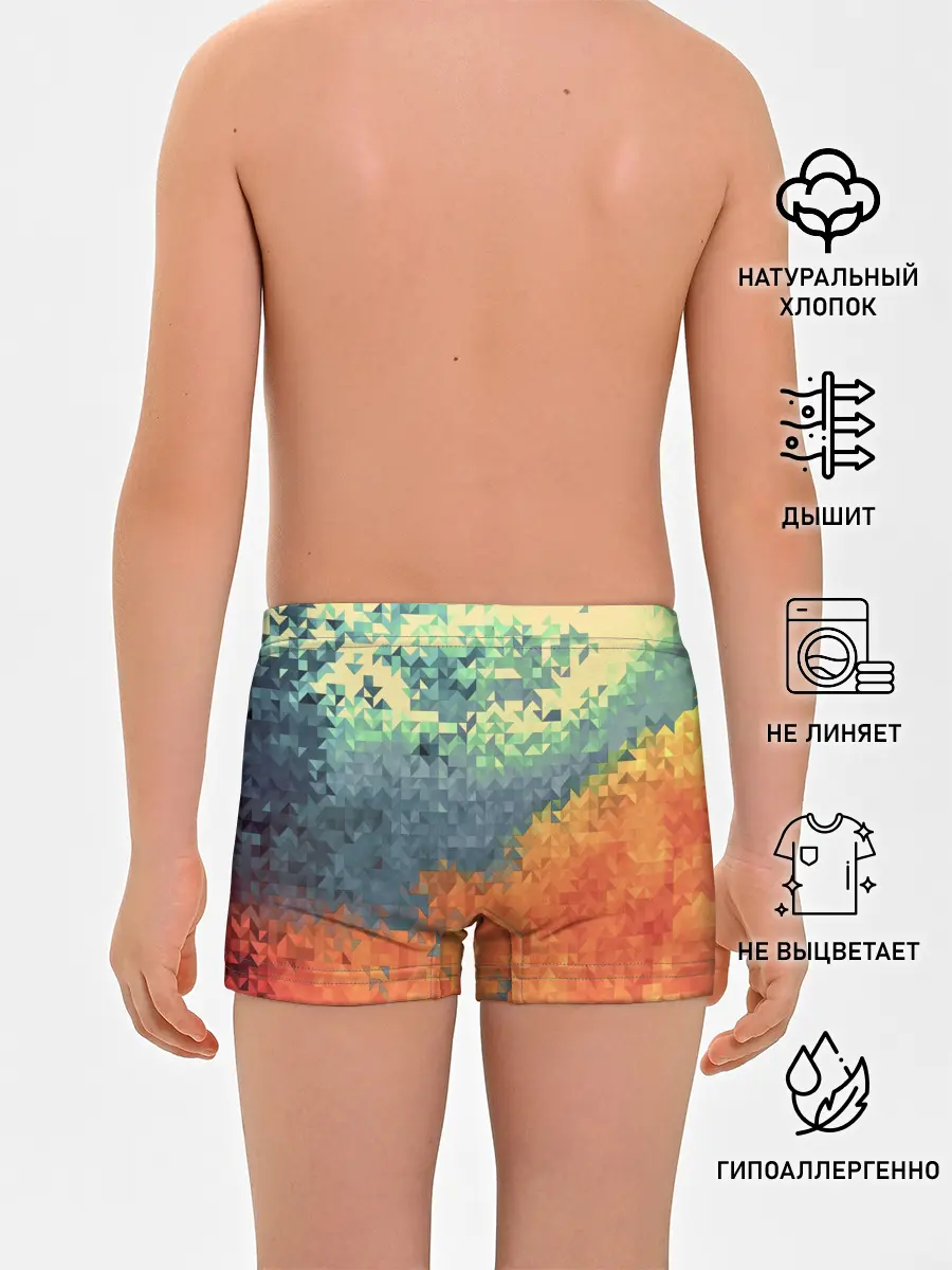 Трусы для мальчиков / Стихия: лед и пламя