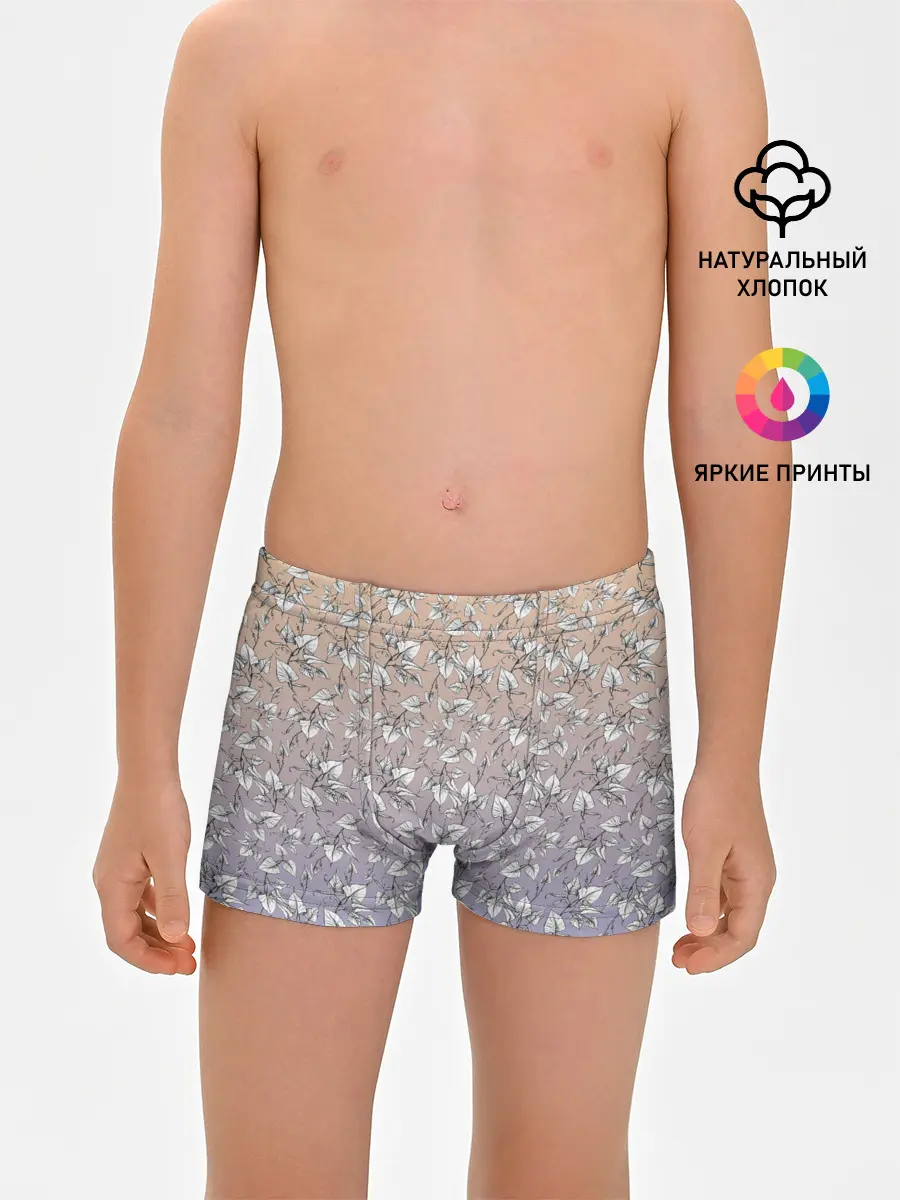 Трусы для мальчиков / Плющ и градиент