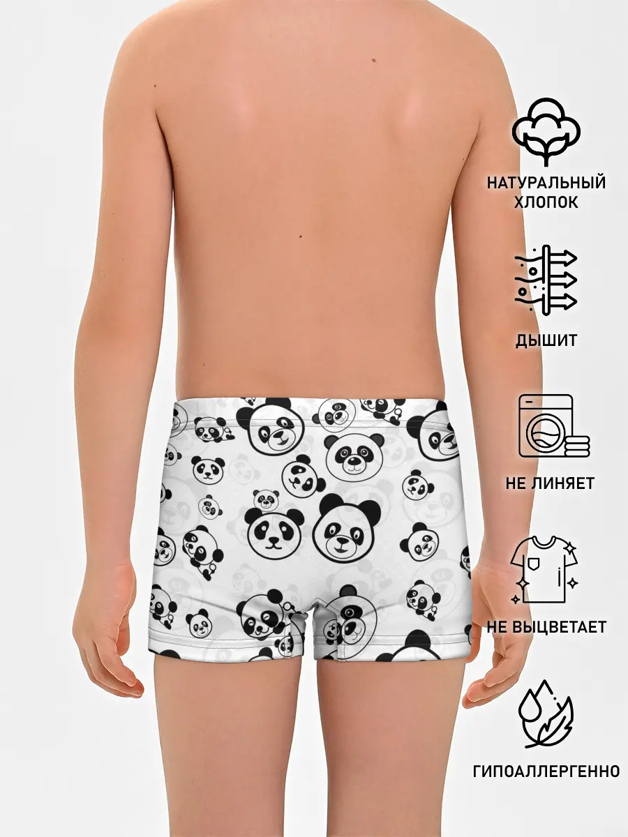Трусы для мальчиков / Панды