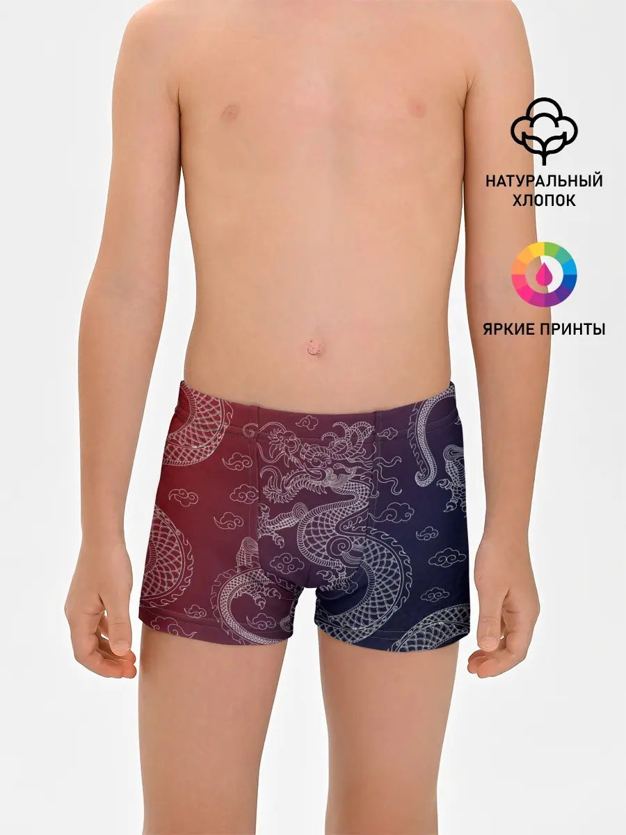 Трусы для мальчиков / Традиционный китайский дракон