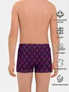 Трусы для мальчиков / KILLER QUEEN фиолетовый узор