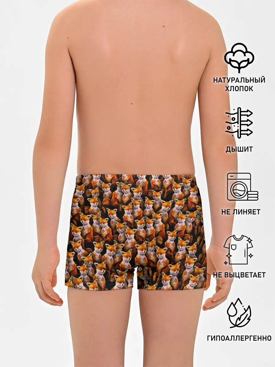 Трусы для мальчиков / Упоротые лисы