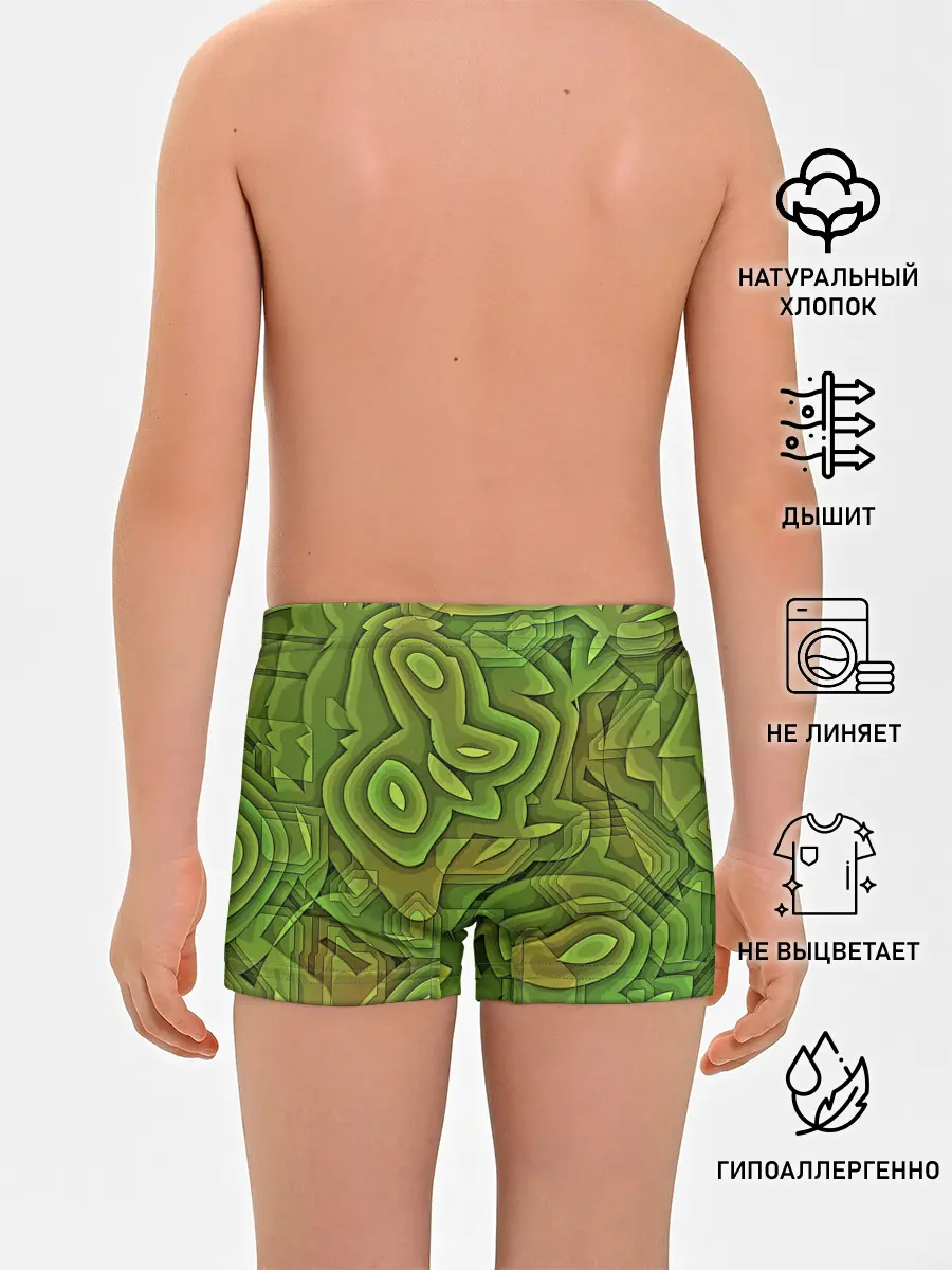 Трусы для мальчиков / Необычный камуфляж