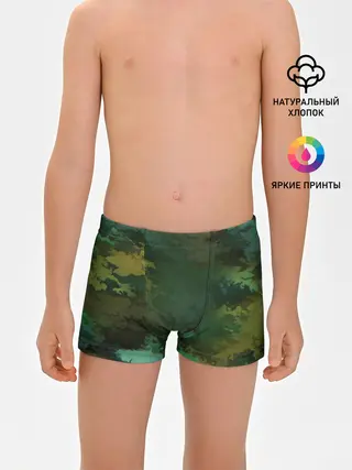 Трусы для мальчиков / Армейский Камуфляж | Ранний