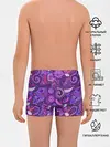 Трусы для мальчиков / фиолетовый этнический дудлинг