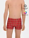 Трусы для мальчиков / Красная клеточка