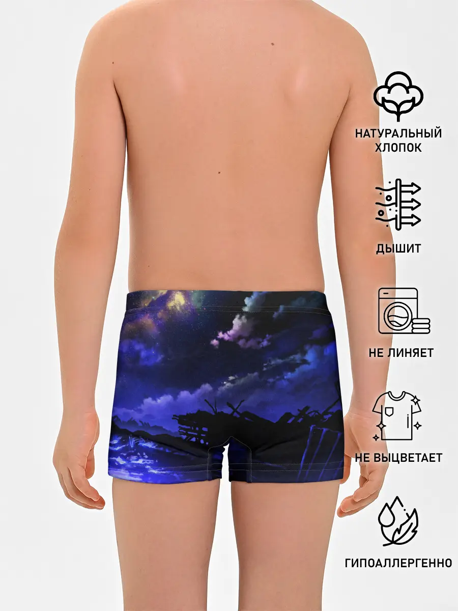 Трусы для мальчиков / Ночной закат
