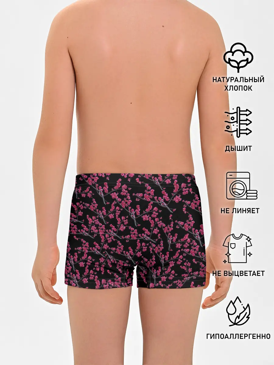 Трусы для мальчиков / Ветка сакура