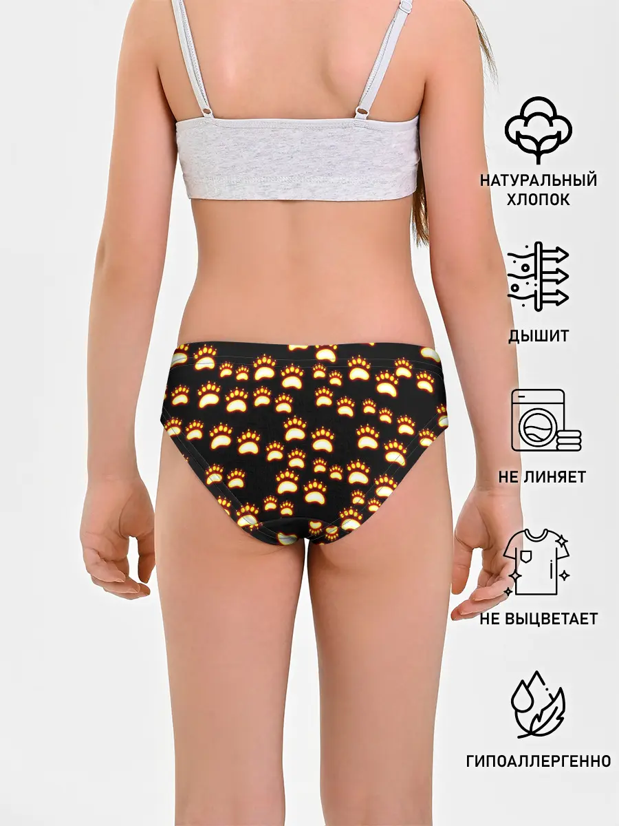 Трусы для девочек / Сила удара медведя