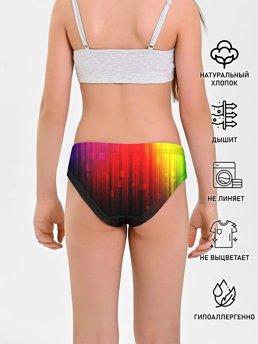 Трусы для девочек / АБСТРАКТНЫЕ КРАСКИ