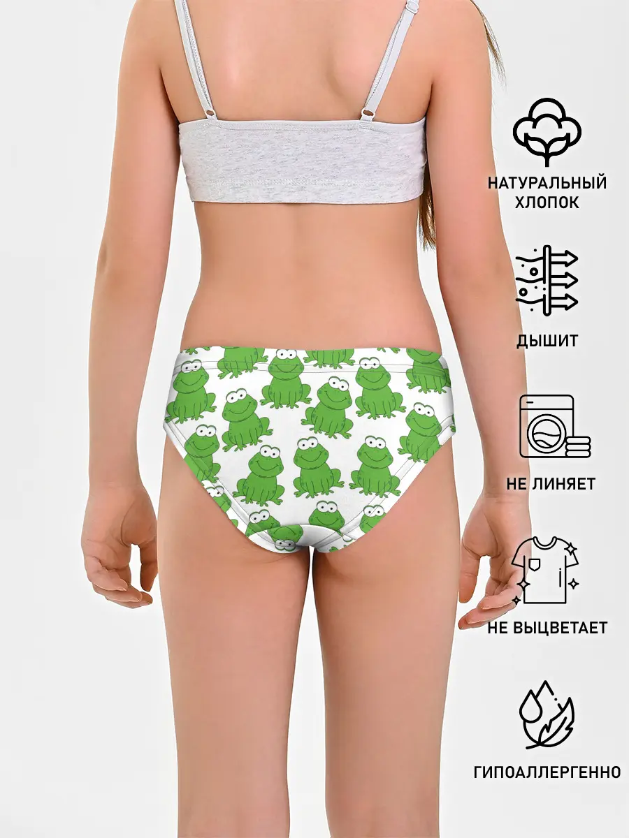 Трусы для девочек / Лягушки