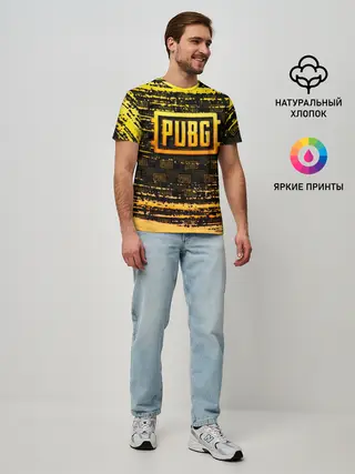 Мужская базовая футболка / PUBG / ПАБГ