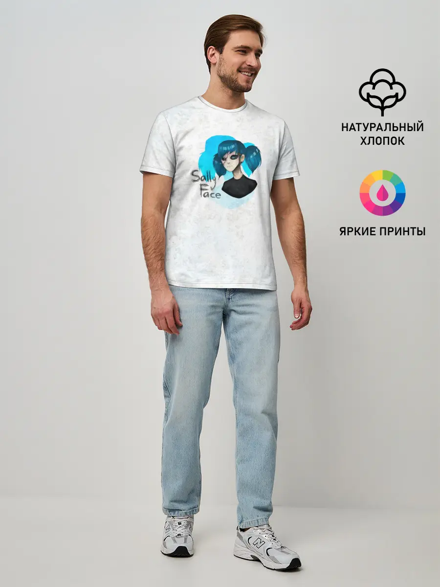 Мужская базовая футболка / Sally Face