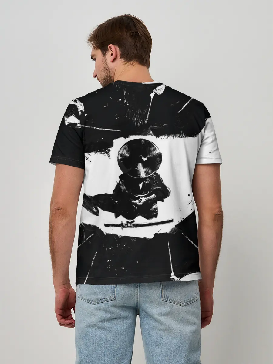 Мужская базовая футболка / Ghost of Tsushim | Призрак Цусимы