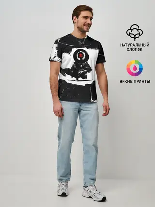 Мужская базовая футболка / Ghost of Tsushim | Призрак Цусимы