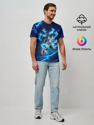 Мужская базовая футболка / SONIC | СОНИК